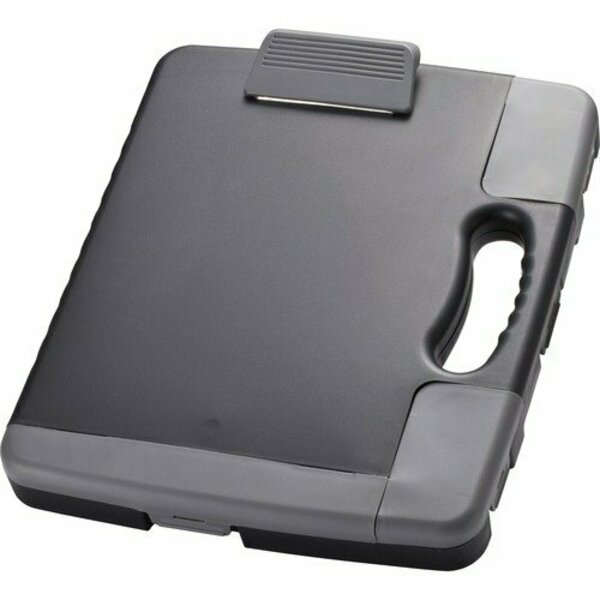 Officemate International Officemate 83301, Portable Storage Clipboard Case, 3/4in Capacity, Holds 9w X 12h, Charcoal OIC83301